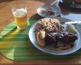 Foto del paso 2 de la receta: Costillas de cerdo BBQ con arroz de frijol de cabeza negra