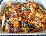 Une image de l'étape 4 de Gratin de courgettes au thon au woodfire.