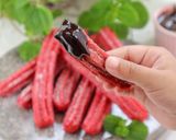 Foto langkah ke 6 dari resep Churros Red Velvet.