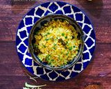 A picture of step 5 of Cabbage Poriyal.