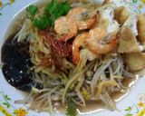 Foto langkah ke 6 dari resep Lontong Mie Surabaya.