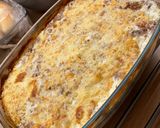 Rakott brokkoli füstölt sajttal, tojással és darált hússal (diétás recept) recept fázis 8 fotója