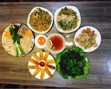 Hình bước làm 5 của món Cuốn chay (Gỏi nhiều màu)
