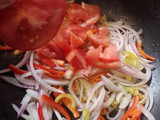 Fideos salteados