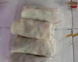 Foto langkah ke 5 dari resep Lumpia isi mie goreng lumer.