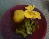 Foto langkah ke 4 dari resep MPASI 6 Bulan, kentang brokoli telur.