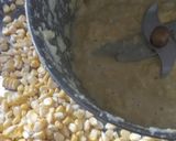 A picture of step 1 of Sweetcorn Halwa.