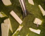 A picture of step 5 of Paneer in Green curry (methi chaman).