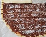Une image de l'étape 3 de Torsades de pâte feuilletée au chocolat.