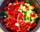 A picture of step 1 of Cucumber Relish with Mustard.