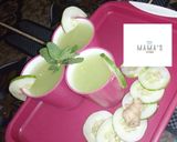 A picture of step 3 of Cucumber and ginger juice.