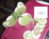 A picture of step 3 of Cucumber and ginger juice.