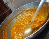 A picture of step 5 of Chole bhature.