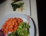 Zöldséges rizottó recept fázis 1 fotója