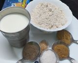 A picture of step 1 of Kashmiri Wheat Roti.