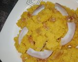 A picture of step 4 of Malyai halwa with Pathooora😍.