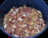 Tejfölös zúzapörkölt recept fázis 2 fotója