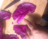 Foto del paso 1 de la receta: Guiso de Col morado con carne vegetariano o vegano