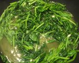 蒜炒菠菜的食譜步驟3照片