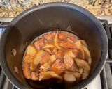 A picture of step 2 of Braised Pork with Young Coconut.