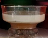 A picture of step 4 of No bake Chocolate cheese cake.
