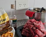 Foto del paso 1 de la receta: Milanesas de carne con puré de papas