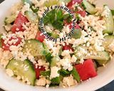 A picture of step 1 of 🍉🥗🥒 Watermelon & Cucumber Salad 🥒🥗🍉.