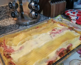 Foto del paso 9 de la receta: Lasagna de carne y jamón en salsa bechamel y tomate 🍅