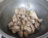A picture of step 4 of Chicken palak.