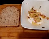 A picture of step 1 of Potato Cheese Sandwich (with leftover Aloo Ka Bharta).