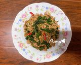 รูปขั้นตอนการทำที่ 8 ของ กะเพราหมูสับผัดพริกไทยอ่อน🌶🍃