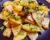 A picture of step 6 of Creamy zeera Aloo.