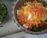 A picture of step 5 of Veg Garden kababs.