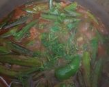 A picture of step 4 of Bhindi gosht salan (Lady finger, Okra).