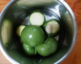 Foto del paso 2 de la receta: Chile relleno de camarones con falso guacamole
