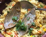 A picture of step 7 of Mix Vegetable pulav and pomegranate Raita.