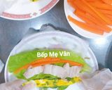 Hình bước làm 4 của món Phở Cuốn Thịt Heo