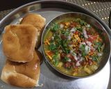 A picture of step 9 of Ragda pav.