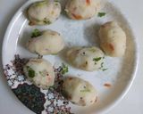 A picture of step 1 of Upma nuggets.