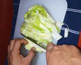 Foto del paso 9 de la receta: Puré de chayote papa, con pierna de pavo acompañado de ensalada