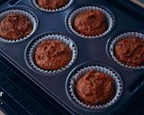 A picture of step 10 of Chocolate Muffins, Squash Cream Topping.