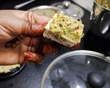 A picture of step 3 of Navratri Special Paneer Thecha.