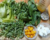 Foto del paso 1 de la receta: Ensalada verde con golden berries y queso panela