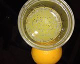 A picture of step 3 of Chia orange juice.