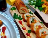 عکس مرحله 6 از دستور رول مرغ سوخاری