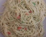 A picture of step 4 of Spaghetti with avocado.