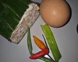 Foto langkah ke 1 dari resep Breakfast Set Dadar Tempe Pecel Oat untuk Diet.