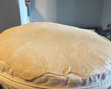 A picture of step 6 of Lebanese Saj bread - markouk.