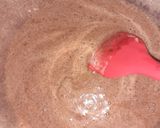A picture of step 3 of Chocolate Lava cake.