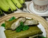 Foto langkah ke 6 dari resep Brusbus Pisang / Lepet Ketan Pisang (Khas Palembang).